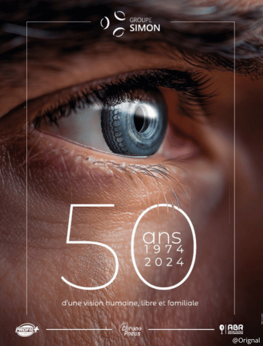 Le Visuel créé pour l'anniversaire du Groupe