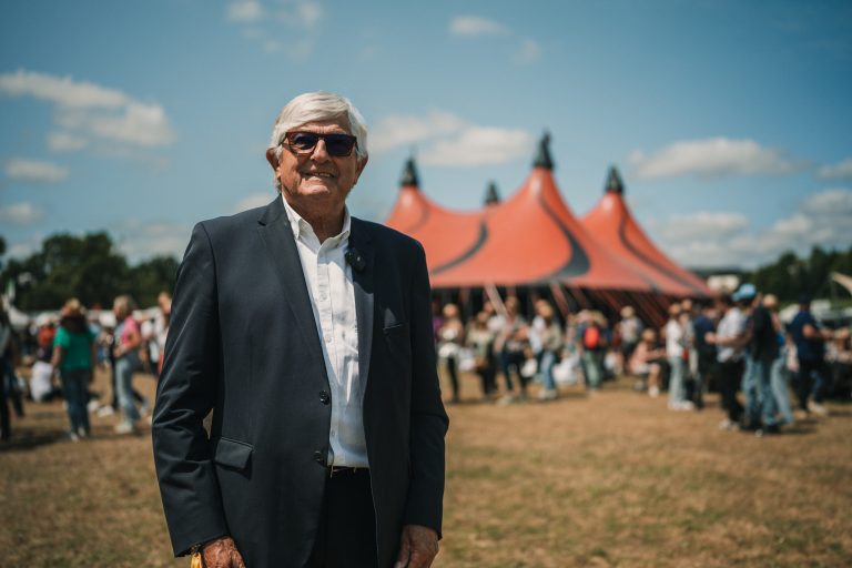 Michel SIMON a l'occasion des 50ans du Groupe Simon au Festival des Vieilles Charrues